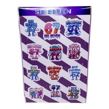 Стикеры  Six Seven (67