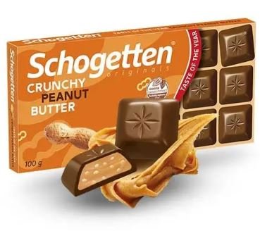 Шоколад Молочный Schogetten Crunchy Peanut Butter 100 г