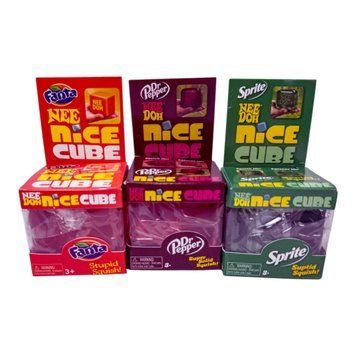 Сквіш-антистрес Nice Cube &ndash; сенсорна іграшка у формі кубика льоду | 6 см