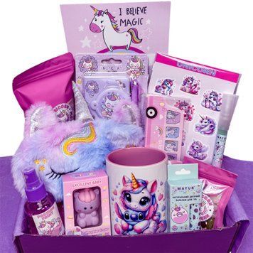 Подарунковий бокс Beauty &laquo;Єдиноріг&raquo; для дівчинки 🦄