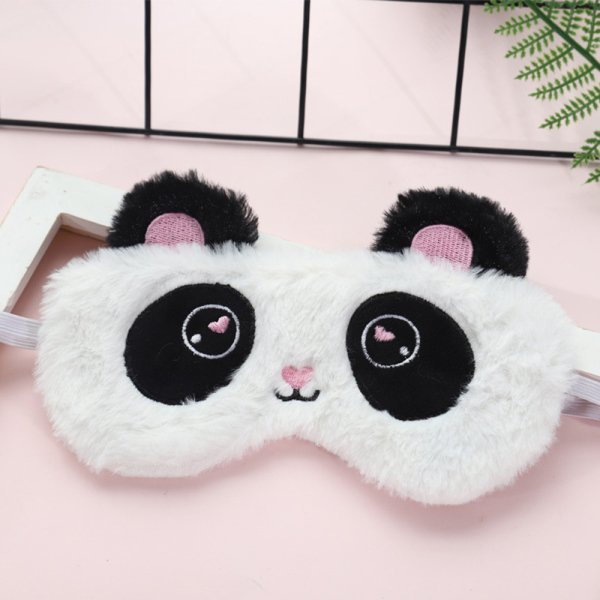 Пухнаста маска для сну Панда