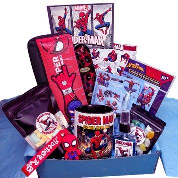 Подарунок для хлопчика  подарунковий бокс від WOW BOXES  "Спайдермен"