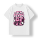 Футболка с трендовым принтом Six Seven 67 черная, Детская, 110-116