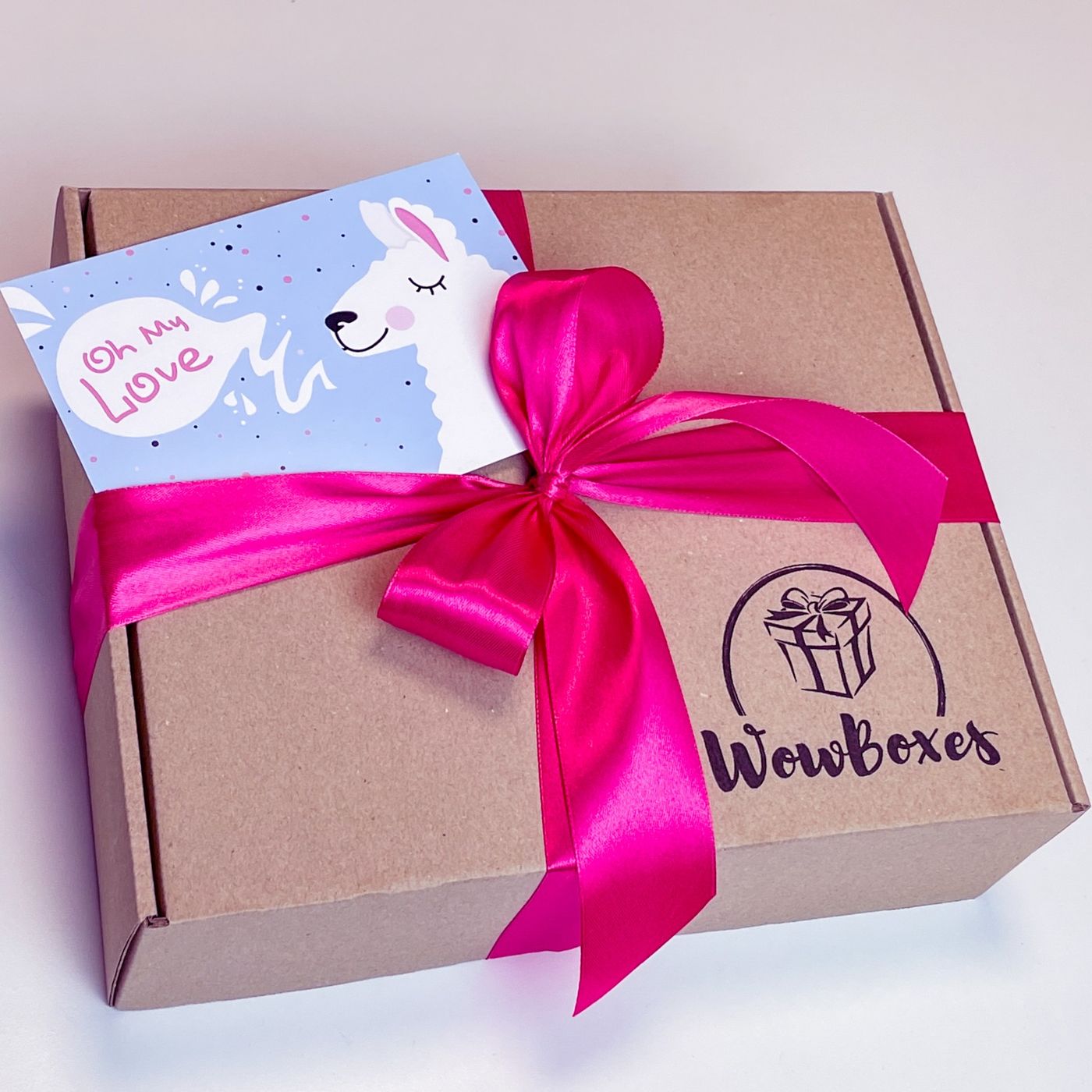 Подарок для девушки девочки бокс с косметикой и аксессуарами Wow Boxes «Llama Box №4»