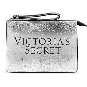 Большая косметичка Victoria's secret Metallic Beauty Bag