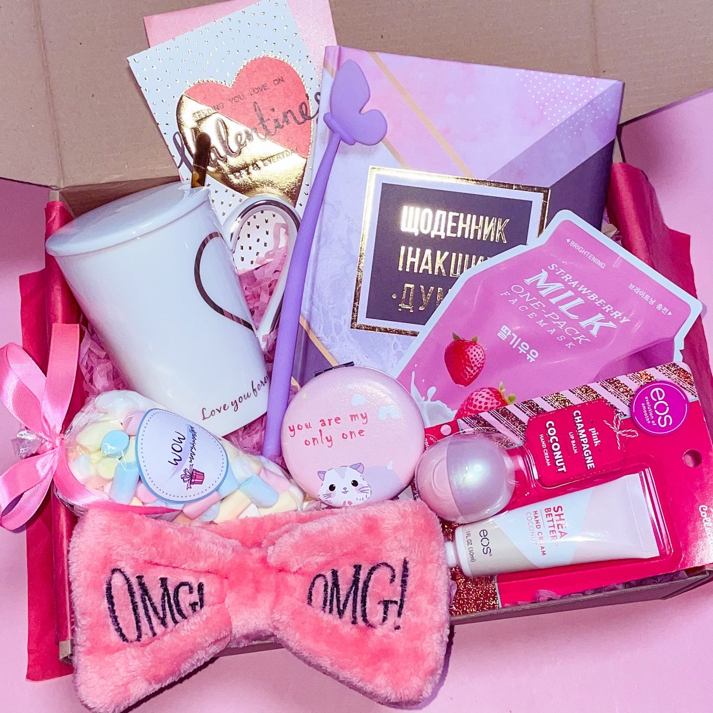 Подарочный набор для девушки девочки Wow Boxes "Love box №1"