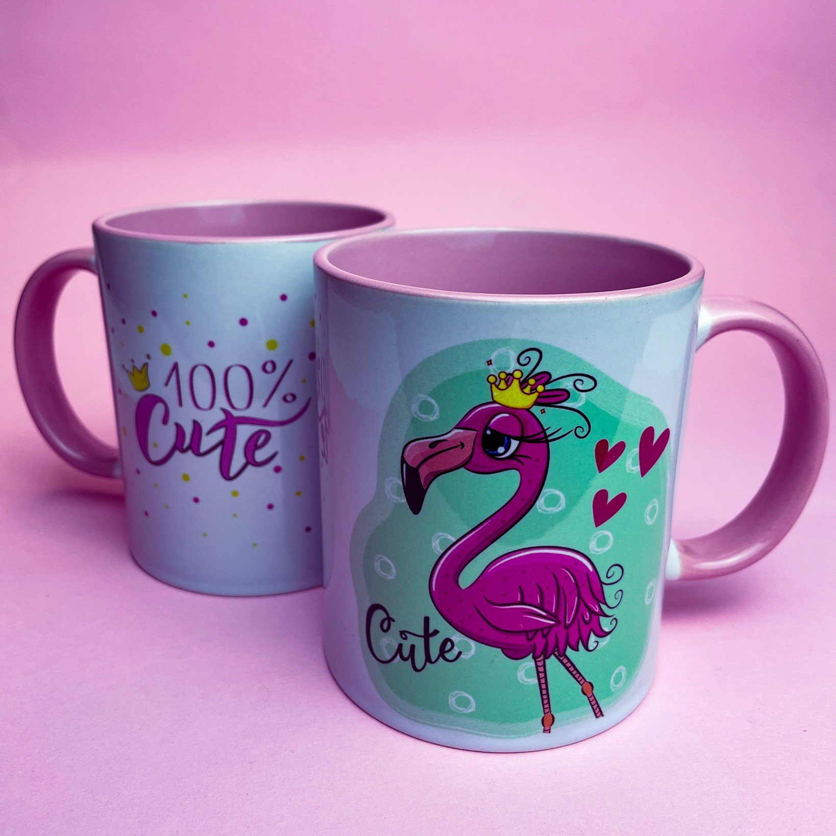 Чашка керамічна "Cuty Flamingo"