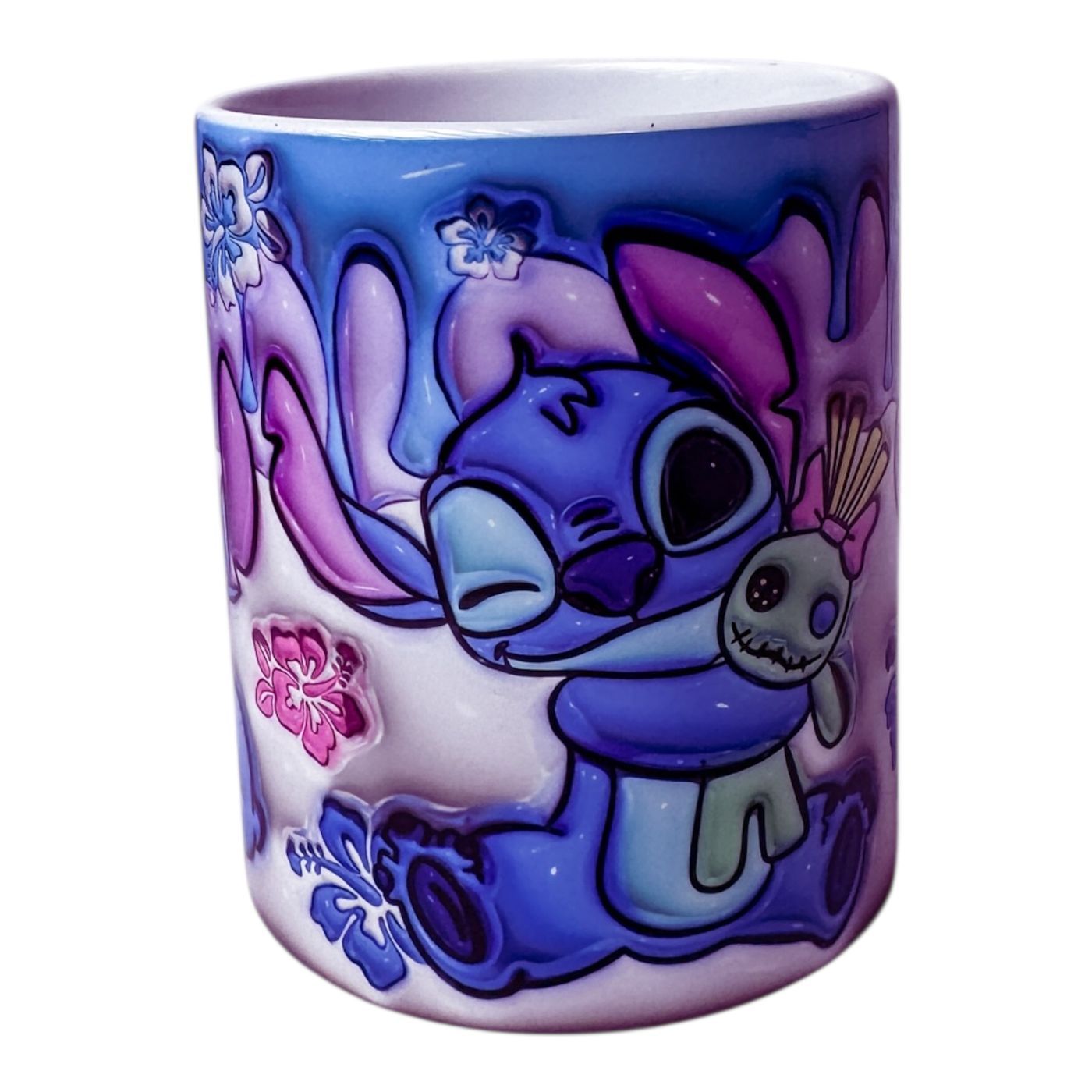 Чашка керамическая "Stitch з ефектом 3Д"