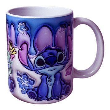 Чашка керамічна "Stitch з ефектом 3Д"
