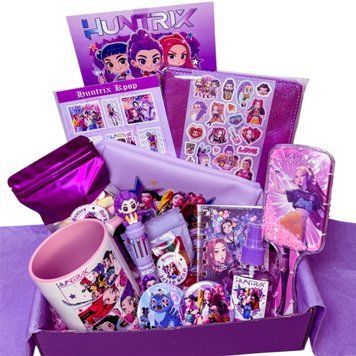 Подарунковий бокс с сумкой Kpop Demon Hunters Huntrix &laquo;Мисливці на демонів&raquo;
