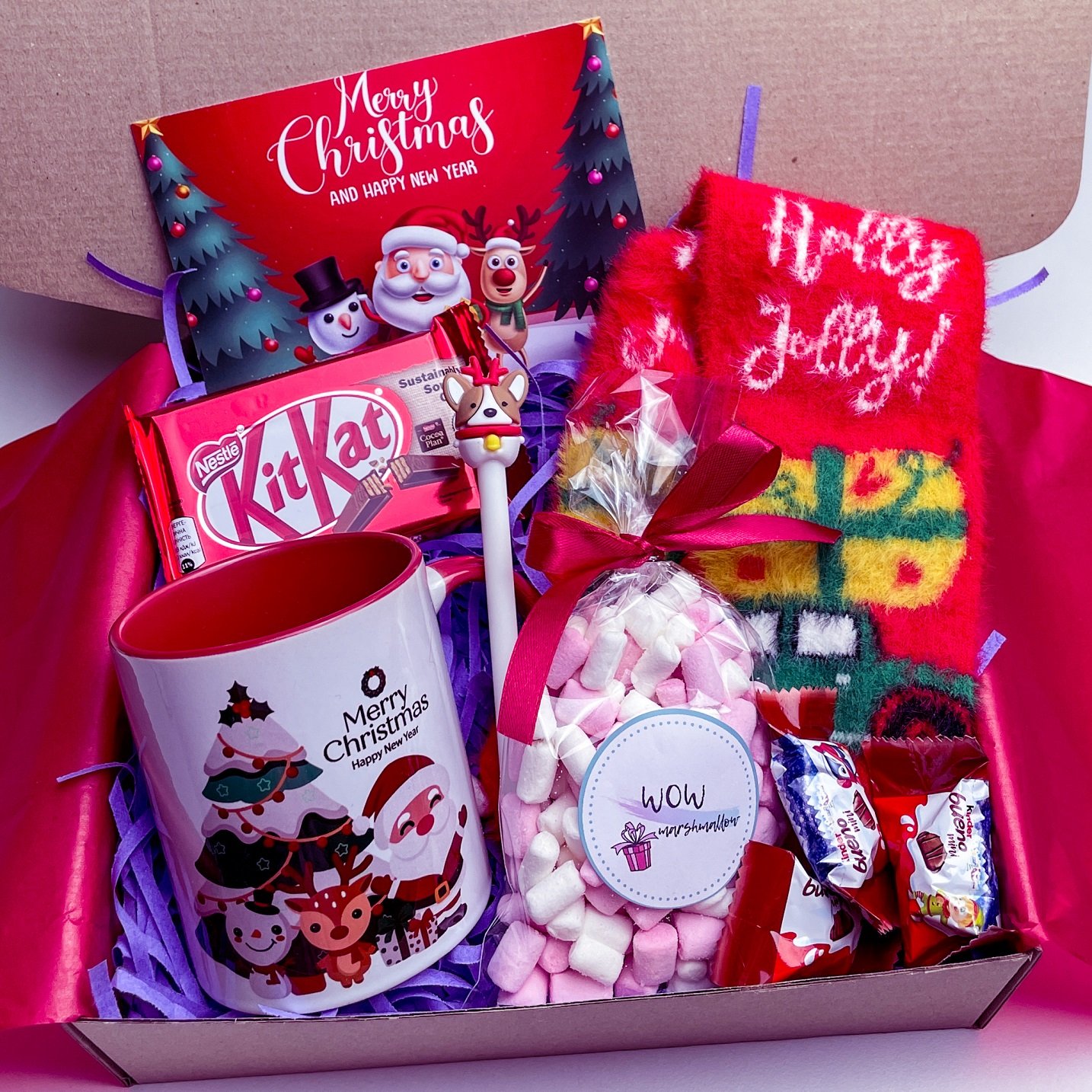 Подарунковий бокс для дівчини дівчинки від WowBoxes "Christmas Box №9"