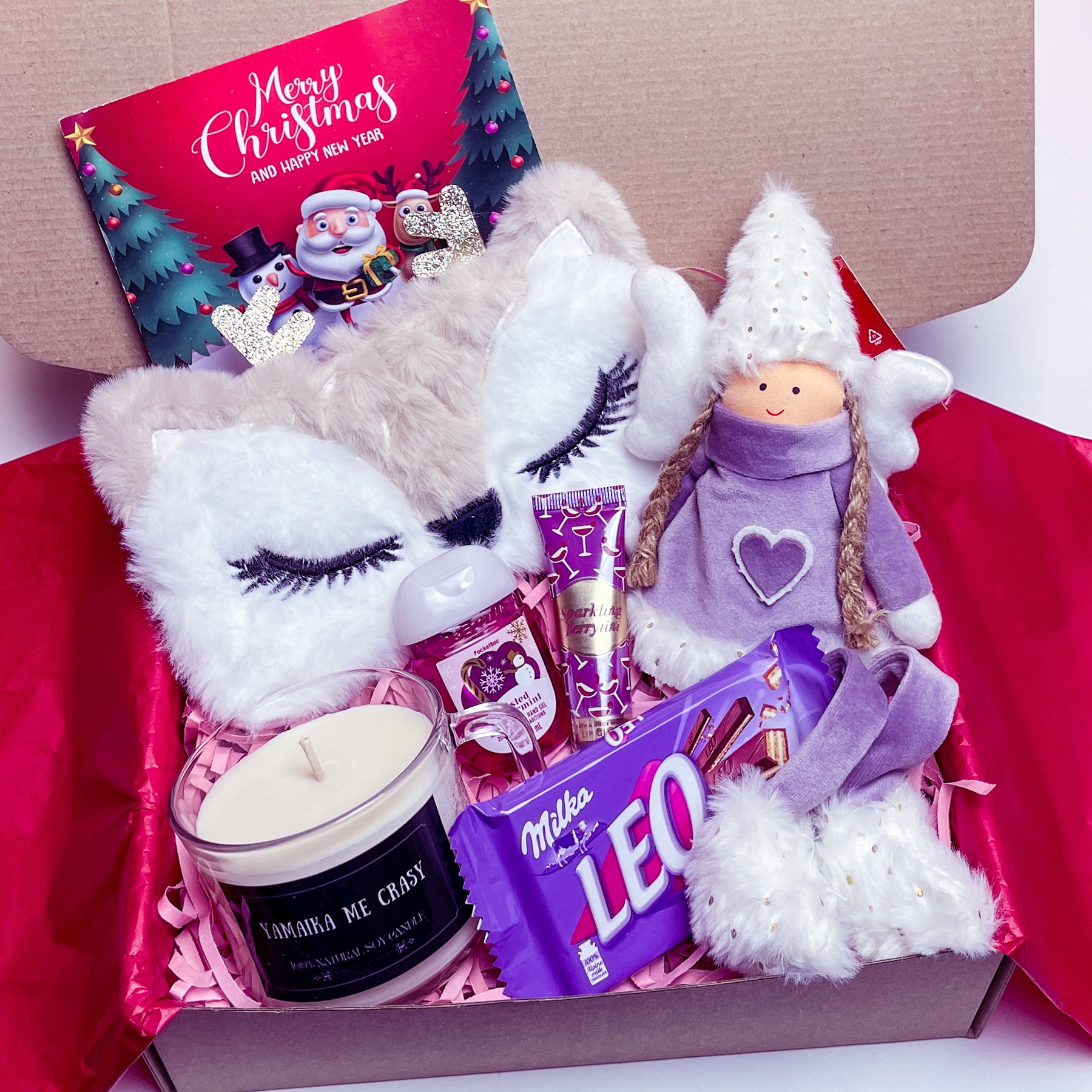 Подарочный бокс на Рождество для девочки от WowBoxes "Christmas Box 1"