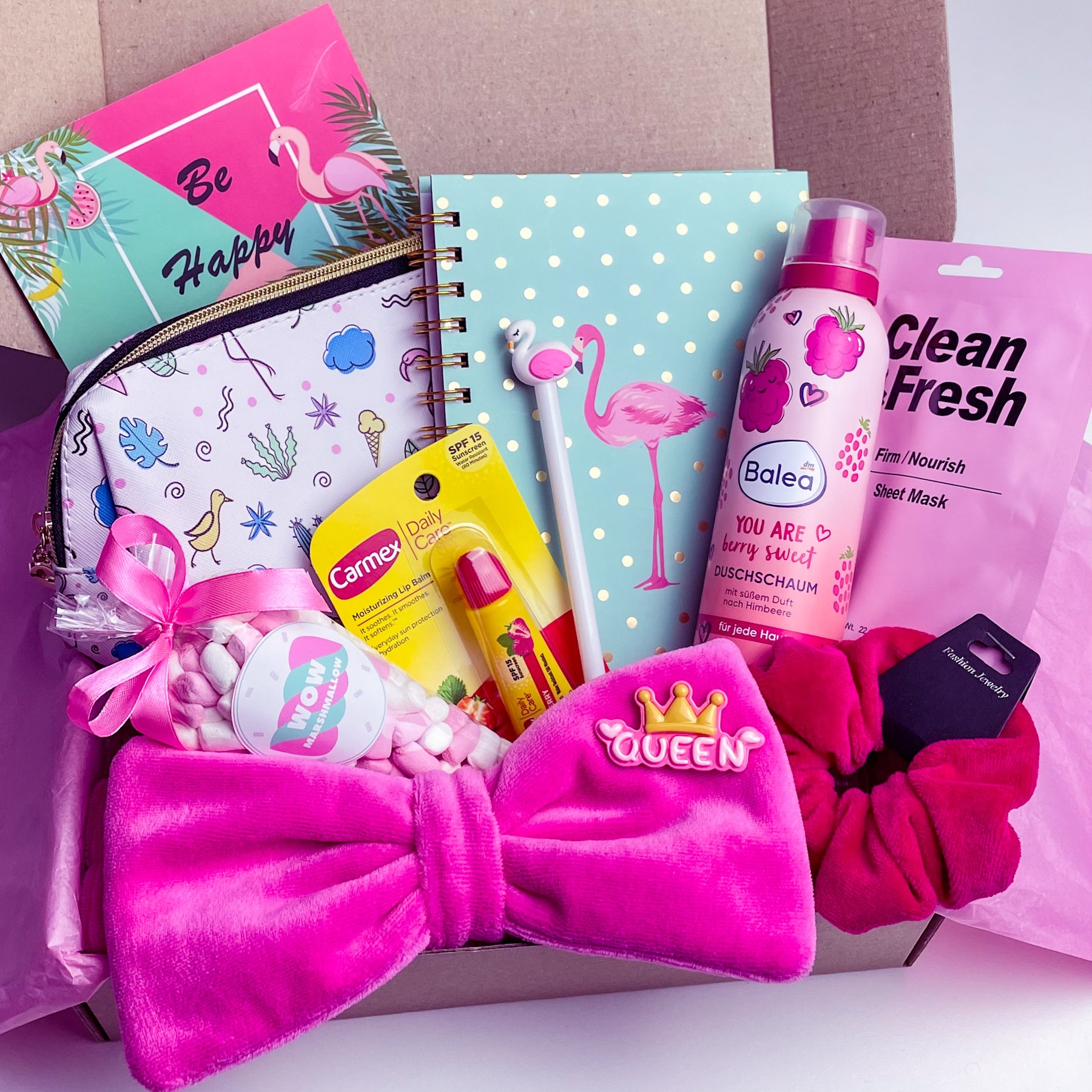 Подарунок бокс для дівчинки Wow Boxes «Flamingo Box №6»