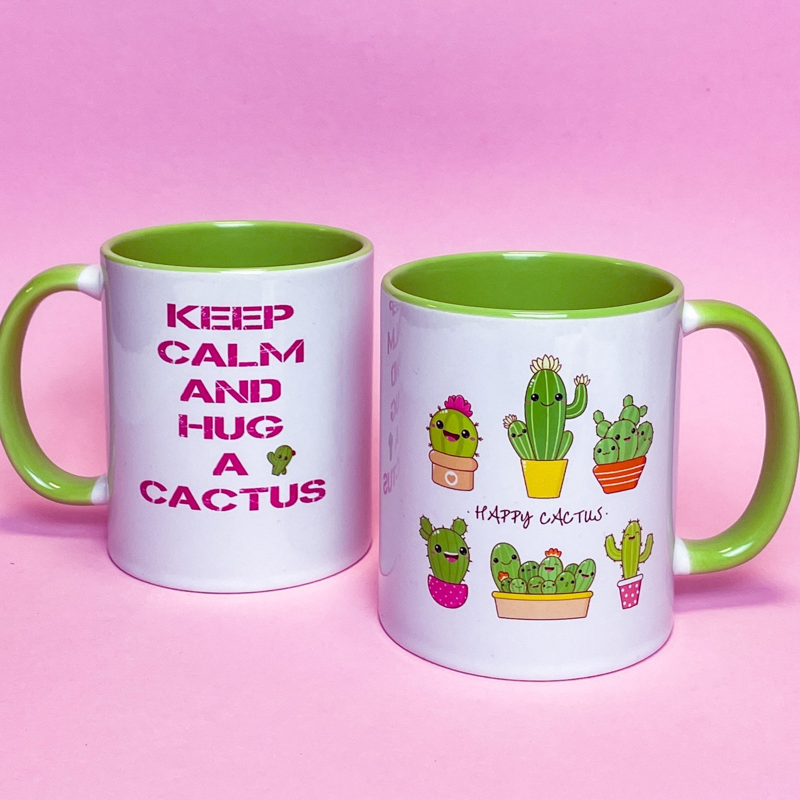 Чашка керамічна "Happy cactus"