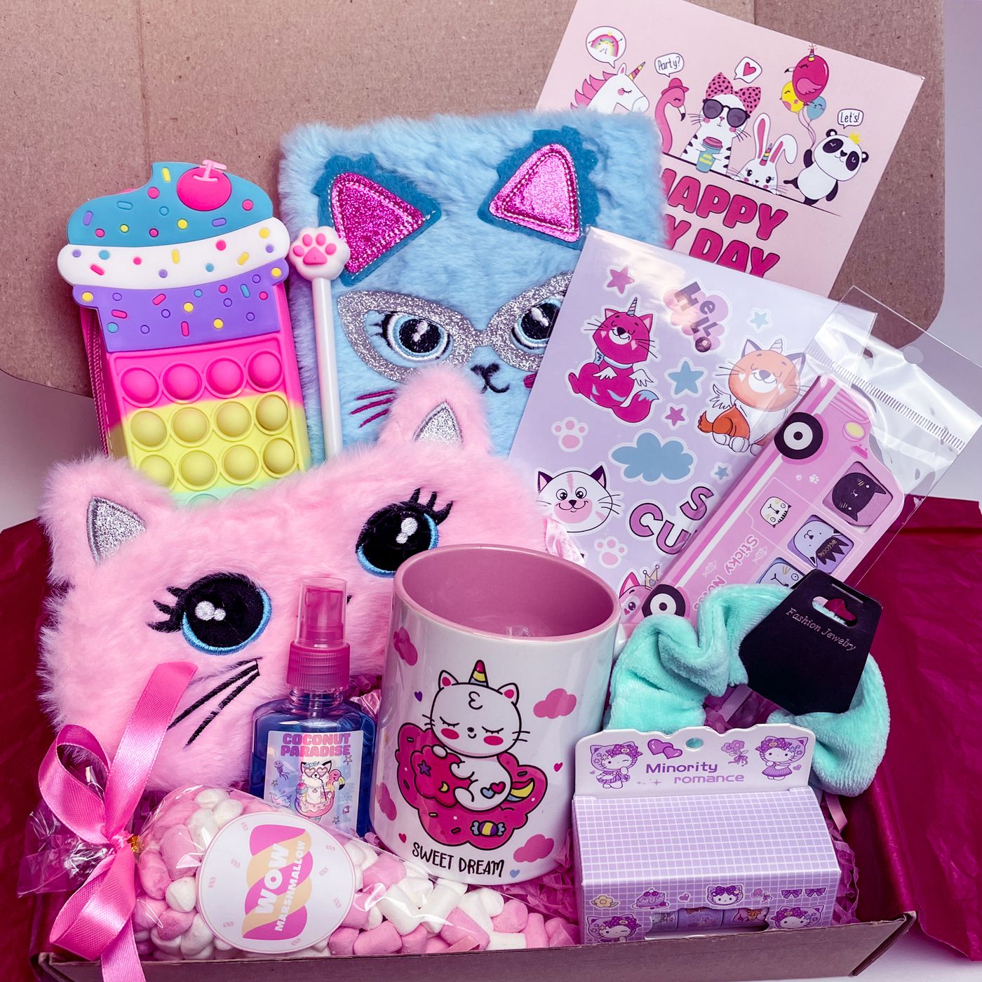 Подарок для девочки «Cat Box №12» от WowBoxes