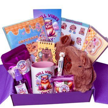 Подарунковий бокс з канцелярією Капібара  від WOW BOXES