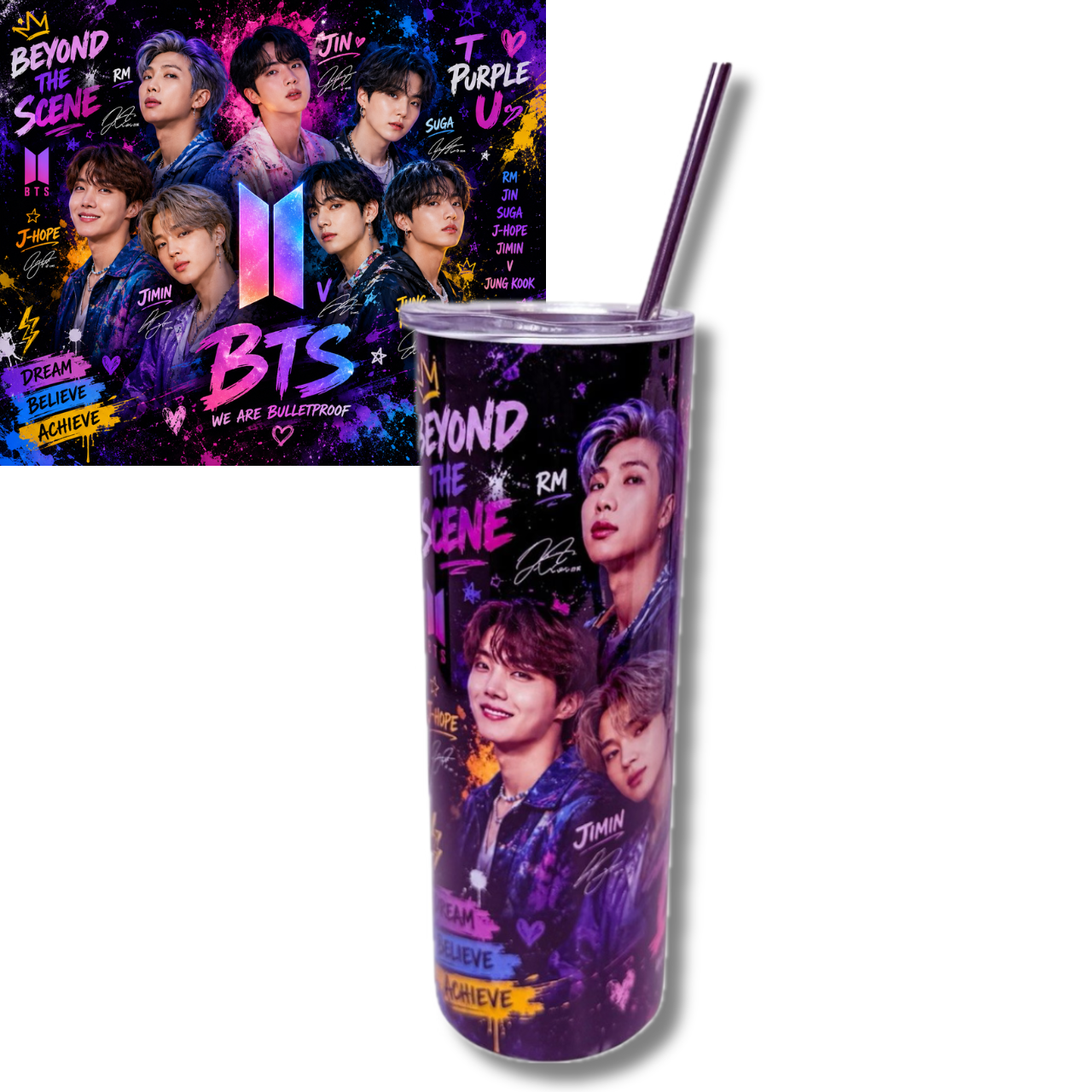 Подарунковий бокс BTS ARIRANG із шопером і тамблером | Подарунок фанату BTS