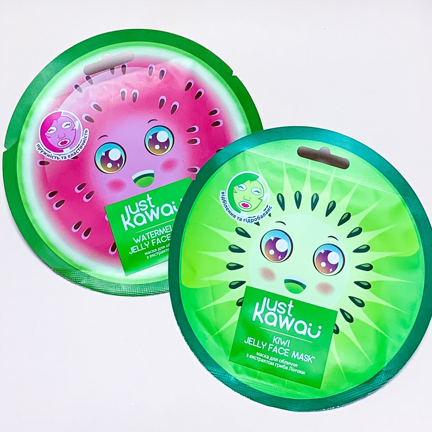 Маска для лица Just Kawaii Jelly Watermelon / Kiwi