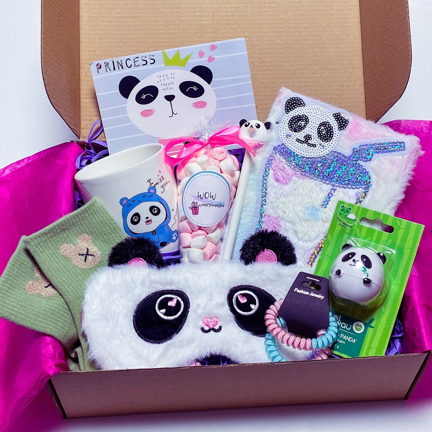 Подарунковий бокс для дівчини Wow Boxes "Panda Box №7"