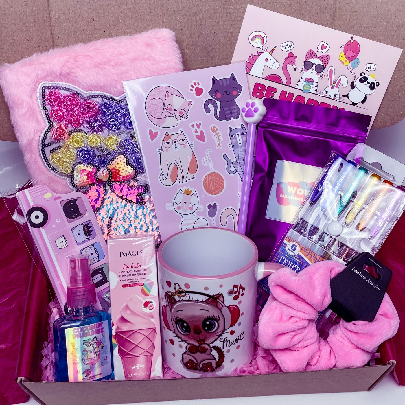 Подарунковий набір для дівчинки Wow Boxes "Cat Box №9"