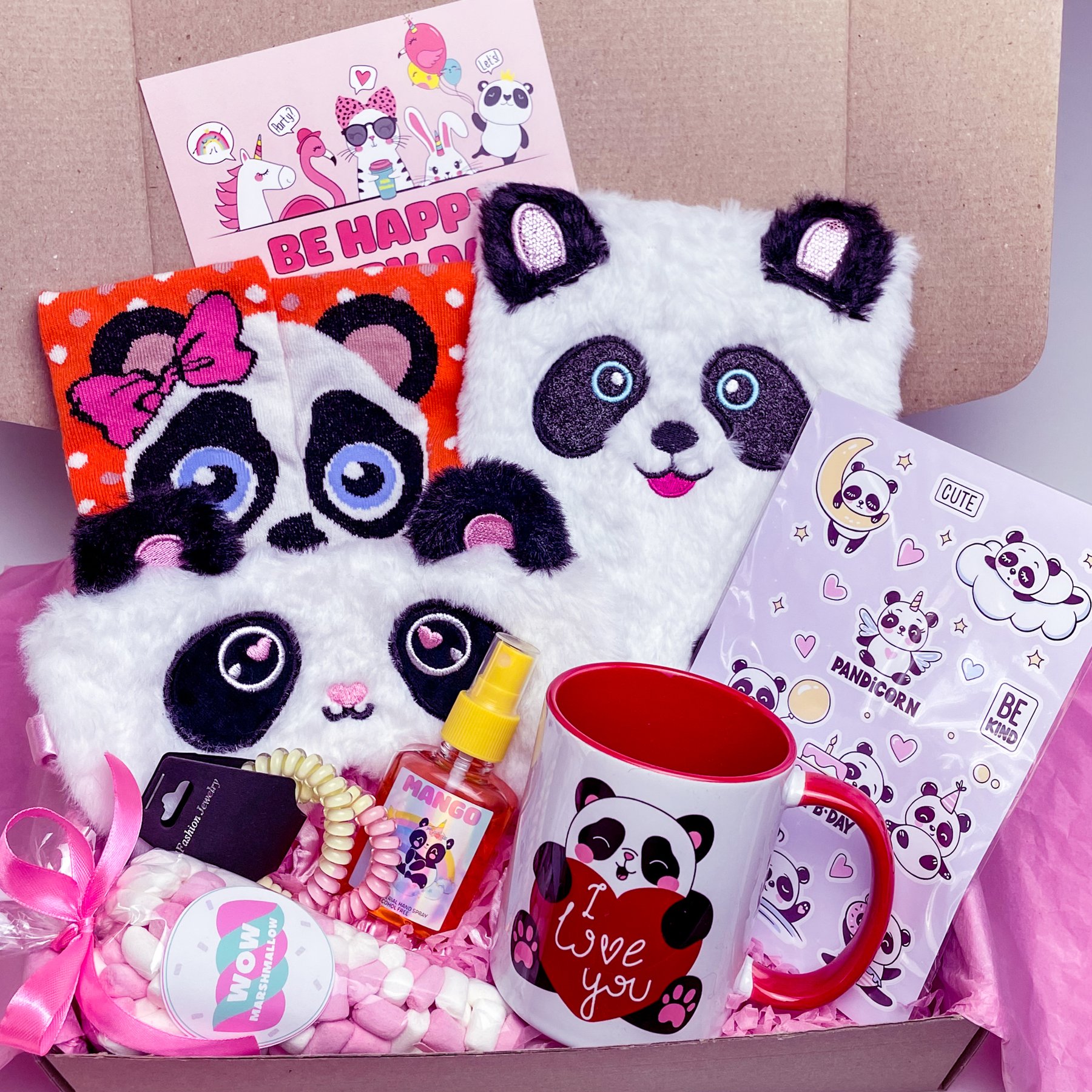 Подарунковий бокс для дівчинки Wow Boxes «Panda Box №2»