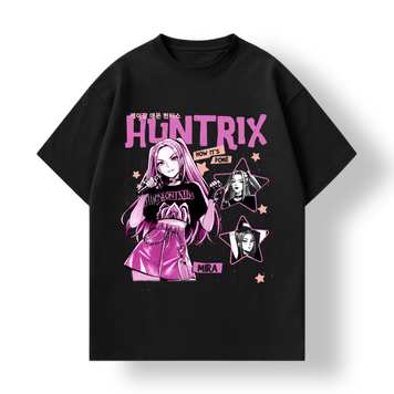 Футболка з трендовим принтом Hantrix Mira K-pop Demon Hunter Child - чорного кольору, Дитяча, 122-128