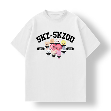 Футболка з трендовим принтом K-POP Stray Kids SKZOO (Бродячі діти), Дитяча, 122-128