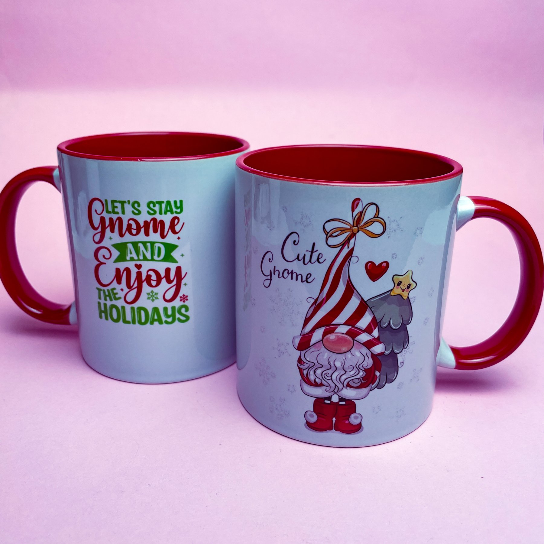 Чашка керамічна новорічна "Різдвяний гном"