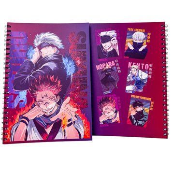 Аніме блокнот &laquo;Jujutsu Kaisen&raquo; | А5 | Аркуші в клітинку
