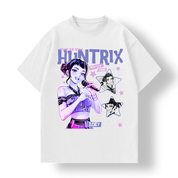 Біла футболка з трендовим принтом Hantrix Zoey K-pop Demon Hunter Child, Дитяча, 122-128