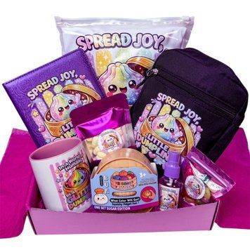 Подарочный бокс Dumpring Squishy | Сквиш Пемень в пароварке |