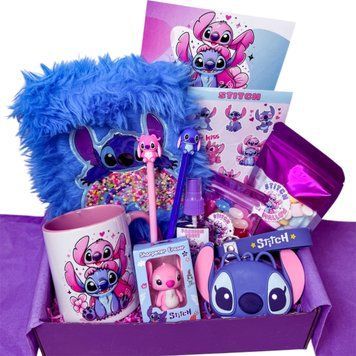 Подарунковий бокс з канцелярією "Stitch" від Wow Boxes