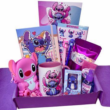 Подарунковий бокс з канцелярією "Stitch" від Wow Boxes