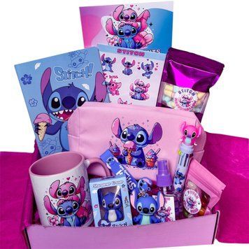 Подарунковий бокс з канцелярією "Stitch" від Wow Boxes