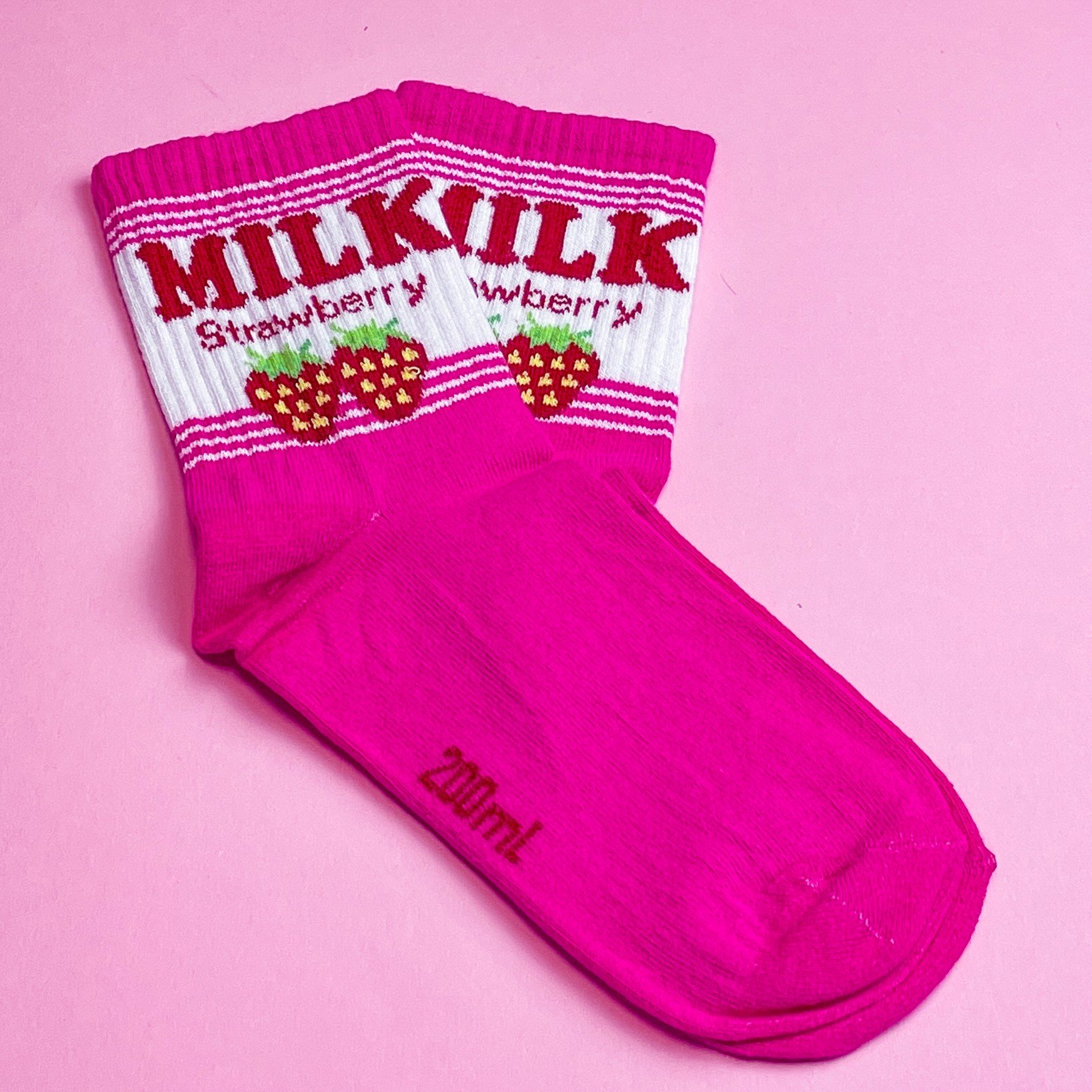 Шкарпетки "Strawberry milk" 36-40