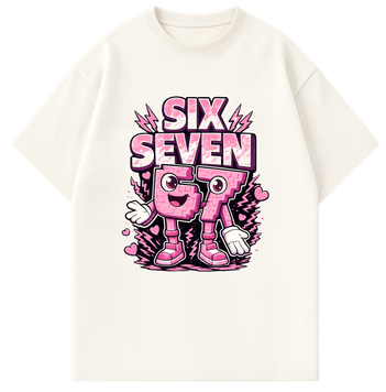 Футболка с трендовым принтом &nbsp;Six Seven 67, Детская, 110-116